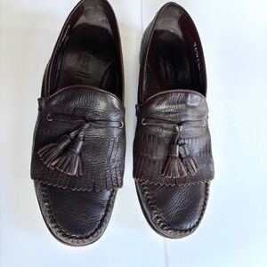 BALLY Mens Hilo Deerskin Tassel Loafers